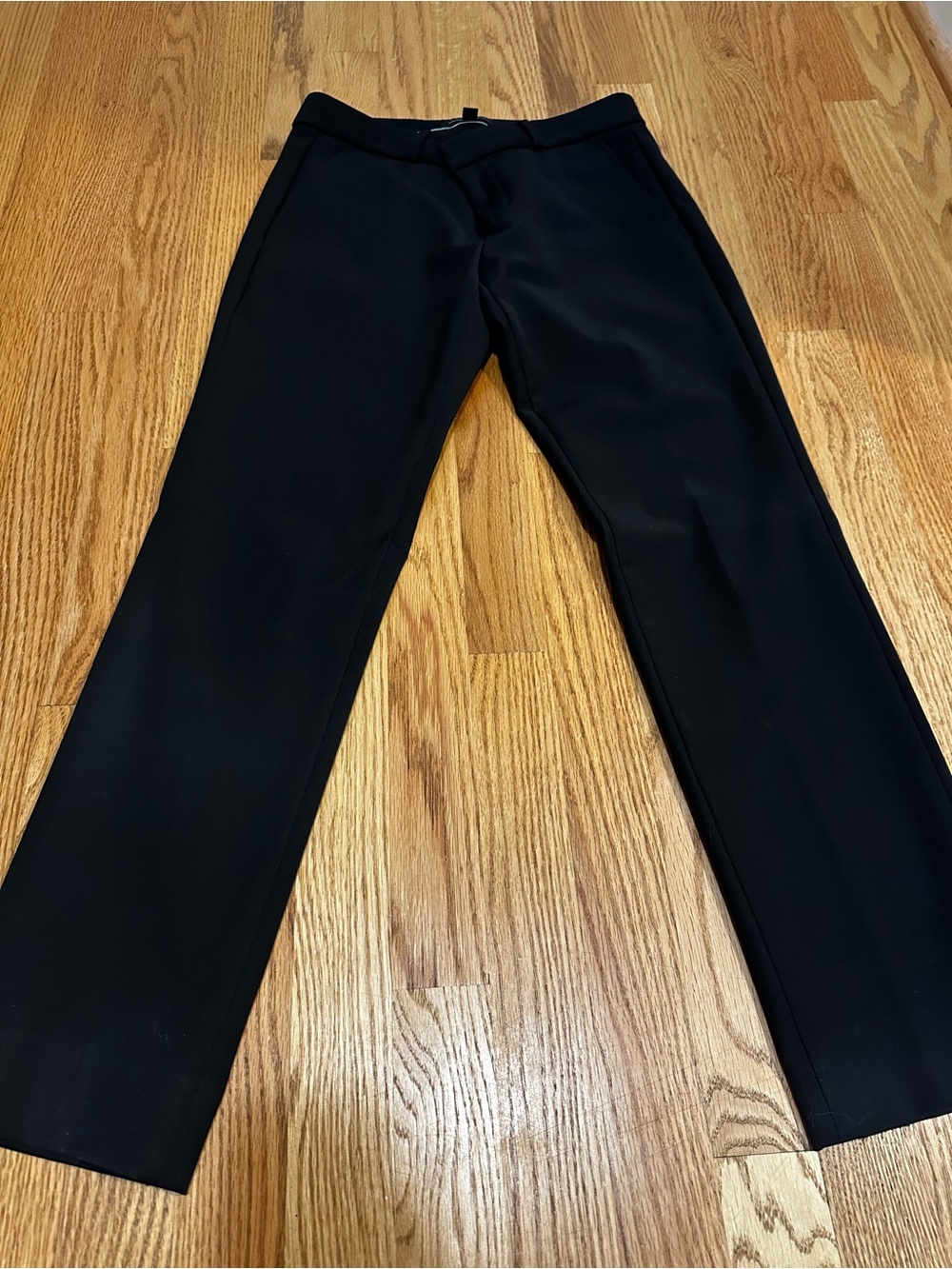Banana Republic Black Ankle-Length Dress Pants - Straight Leg - Picture 3 of 7